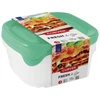 Kép 3/4 - Tárolóedény Curver® Set Square, szett 3 db, 800 ml, menta/szürke/barack vegyes színek, 155x155x110 m