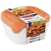 Kép 4/4 - Tárolóedény Curver® Set Square, szett 3 db, 800 ml, menta/szürke/barack vegyes színek, 155x155x110 m