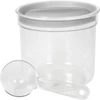 Kép 2/4 - Tárolóedény Curver® DRY FOOD, 1000 ml, mérőkanállal, menta/szürke/barack vegyes színek, 130x120 mm