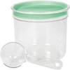 Kép 3/4 - Tárolóedény Curver® DRY FOOD, 1000 ml, mérőkanállal, menta/szürke/barack vegyes színek, 130x120 mm