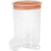 Kép 4/4 - Tárolóedény Curver® DRY FOOD, 1700 ml, mérőkanállal, menta/szürke/barack vegyes színek, 130x190 mm