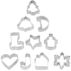 Kép 2/2 - Süteménykiszúró MagicHome, sütéshez, karácsony, fenyőfa, forma, készlet 10 db