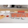 Kép 5/5 - Készlet MagicHome, sütéshez, 5 részes készlet, szilikon ecset, 2x spatula, sodrófa, alátét
