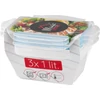 Kép 4/4 - Ételhordó MagicHome Lunchbox szett YH376, téglalap alakú, 3 db, 1000 ml, 189x131x77 mm