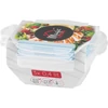 Kép 4/4 - Ételhordó MagicHome Lunchbox szett YH375, téglalap alakú, 3 db, 400 ml, 162x111x51 mm