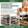 Kép 3/8 - Sörpad készlet DORTMUND Standard3, asztal 175x46x77 cm, 2x pad 175x23x47 cm, fa 25 mm