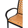 Kép 3/8 - Pad KIMBRA, kerti, 120x41x82 cm, acél/műanyag