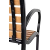Kép 4/8 - Pad KIMBRA, kerti, 120x41x82 cm, acél/műanyag