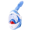 Kép 1/2 - Snorkelező maszk Shark, teljes arcot takaró, gyermekeknek 4+, XS, kék