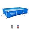 Kép 1/6 - Medence Bestway® Steel Pro™ 56411, papírszűrős szűrés, 300x201x66 cm