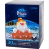Kép 4/4 - Dekoráció MagicHome Karácsony, Mikulás, 30 LED, időzítő, akril, 3xAA, IP44, kültéri, 24x21x24 cm