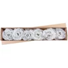 Kép 2/2 - Virág MagicHome, bazsarózsa, zöld, szár, virágméret: 16 cm, virághossz: 24 cm, 6 db-os csomag