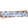 Kép 2/2 - Virág MagicHome, bazsarózsa, kék, szár, virágméret: 16 cm, virághossz: 24 cm, 6 db-os csomag