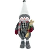 Kép 1/2 - Dekoráció MagicHome Karácsony, hóember fiú sílécekkel, 60 cm