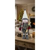 Kép 2/2 - Dekoráció MagicHome Karácsony, hóember fiú sílécekkel, 60 cm