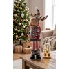 Kép 2/2 - Dekoráció MagicHome Karácsony, rénszarvas nőstény, álló, 81 cm