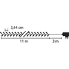 Kép 3/3 - Füzér MagicHome Karácsonyi Errai, 320 meleg fehér LED, 8 funkció, 230 V, 50 Hz, IP44, kültéri, 3 m t