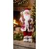 Kép 2/2 - Dekoráció MagicHome Karácsony, Mikulás álló, piros, 46 cm