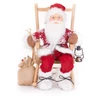 Kép 1/2 - Dekoráció MagicHome Karácsony, Mikulás, ülő, 46 cm