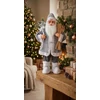 Kép 2/2 - Dekoráció MagicHome Karácsony, Mikulás álló, sílécekkel, 60 cm