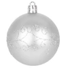 Kép 5/5 - Gömbök MagicHome Karácsony, 20 db, 6 cm, ezüst, karácsonyfára