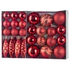 Kép 1/6 - Gömbök MagicHome Karácsony, készlet, 31 db, piros, karácsonyfára