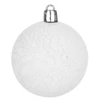 Kép 2/2 - Gömbök MagicHome Karácsony, 10 db, fehér, karácsonyfára, 6 cm