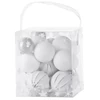 Kép 1/5 - Gömbök MagicHome Karácsony, 31 db, fehér - ezüst, vegyes, karácsonyfára, 6-3 cm
