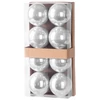 Kép 1/2 - Gömbök MagicHome Karácsony, 8 db, ezüst, karácsonyfára, 7 cm