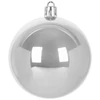 Kép 2/2 - Gömbök MagicHome Karácsony, 8 db, ezüst, karácsonyfára, 7 cm