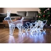 Kép 3/3 - Dekoráció MagicHome Karácsony, rénszarvas szánkóval, 312x LED hideg fehér, 230V, 50 Hz, kültéri, 59x