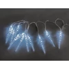 Kép 2/2 - Füzér MagicHome Karácsonyi Jégcsap, 12x hideg fehér LED, 12 jégcsap, 3xAA, IP44, kültéri, világítás,