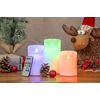 Kép 2/2 - Gyertyák MagicHome Karácsonyi, szett 3 db, LED, 3xAAA, valódi viasz, egyszerű világítás, időzítő, mo