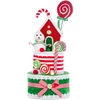 Kép 1/3 - Dekoráció MagicHome Karácsony, Candy Line torta, 27x57 cm