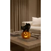 Kép 2/2 - Dekoráció MagicHome Nature, LED tök, macska, kerámia, 22 cm