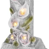 Kép 4/5 - Dekoráció MagicHome, Kereszt, LED, polirezin, sírhoz, szolár, 15x9,5x32 cm