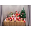 Kép 4/4 - Dekoráció MagicHome Karácsony, házikó, LED, terrakotta, függő, 5,5x5x7,2 cm