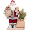 Kép 3/3 - Dekoráció MagicHome Karácsony, Mikulás táskával és fenyőfával, LED, 3xAAA, 30 cm