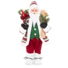 Kép 1/2 - Dekoráció MagicHome Karácsony, Mikulás sílécekkel, 46 cm