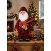 Kép 2/2 - Dekoráció MagicHome Karácsony, Mikulás gitárral, 3xAAA, 35 cm, zenélő