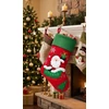 Kép 2/2 - Dekoráció MagicHome Karácsony, zokni Mikulással, 41 cm