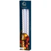 Kép 2/2 - Gyertya MagicHome, karácsonyi, 25 cm, csomag 2 db, fehér, spirális, csavart