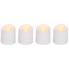 Kép 1/2 - Gyertya MagicHome, karácsonyi, LED, 4 db-os készlet, egyszerű világítás, 3,8x5 cm, mozgó láng