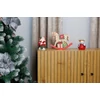 Kép 2/2 - Dekoráció MagicHome Karácsony, fa lovacska, 12x LED, 2xAAA, meleg fehér, 25x4x21 cm