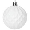 Kép 3/8 - Gömbök MagicHome Karácsony, készlet, 31 db, 5-6-8-12 cm, fehér-ezüst, karácsonyfára