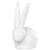 Kép 1/3 - Dísz MagicHome, Nyuszi hosszú fülekkel, fehér, porcelán, húsvéti, 10,1x6,5x13,1 cm