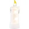 Kép 1/3 - Gyertya MagicHome Karácsony, 3x LED, meleg fehér, beltéri, 5x13,5 cm