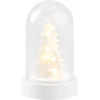 Kép 1/3 - Dekoráció MagicHome Karácsony, fehér fácska kupolában, LED, meleg fehér, beltéri, 5,5x9 cm