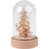 Kép 2/3 - Dekoráció MagicHome Karácsony, fenyőfa kupolában, LED, meleg fehér, beltéri, 5,5x9 cm