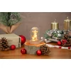 Kép 3/3 - Dekoráció MagicHome Karácsony, fenyőfa kupolában, LED, meleg fehér, beltéri, 5,5x9 cm